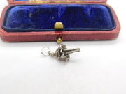 Sterling Silver Ballerina Charm Pendant Vintage c1970