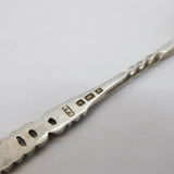 Edwardian Sterling Silver Tower Bridge, London Teaspoon Antique 1906 Birmingham