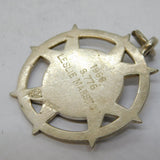 Sterling Silver British Railway First Aid Fob Medal Vintage 1968 Birmingham