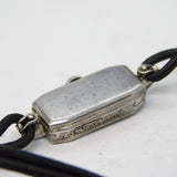 Art Deco Sterling Silver & Paste Set Ladies Cocktail Watch Antique c1920s