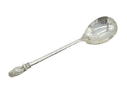 Sterling Silver Cast Owl Terminal Teaspoon Vintage 1982 London