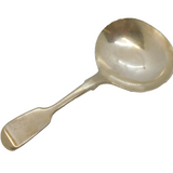 Victorian Sterling Silver Fiddle Pattern Tea Caddy Spoon Antique 1843 London