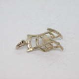 Sterling Silver Rocking Chair Charm Pendant Vintage c1970