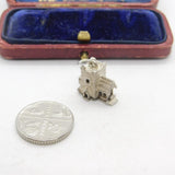 Sterling Silver Openable Church on Wedding Day Charm Pendant Vintage c1970