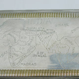 20th Century Indian White Metal Souvenir Cigarette Case Antique c1930s
