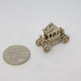 Sterling Silver Royal Carriage Charm Pendant Vintage c1970