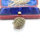 Sterling Silver Prickly Hedgehog Charm Pendant Vintage c1970