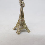 Sterling Silver Eiffel Tower French Charm Pendant Vintage c1970