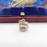 Sterling Silver Wishing Well Charm Pendant Vintage c1970