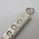 Sterling Silver Bullion Bar Ingot Pendant Vintage 1978 London