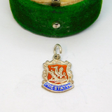Sterling Silver 'Prestatyn' Shield Travel Souvenir Charm Pendant Vintage c1970