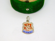 Sterling Silver 'Prestatyn' Shield Travel Souvenir Charm Pendant Vintage c1970