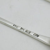 George III Sterling Silver Pair of Crested Basting Spoons Antique 1769 London