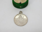 Sterling Silver St Christopher Travel Charm Pendant Vintage c1970