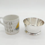 A.E Jones Sterling Silver Modernist Sugar Bowl Antique 1935 Birmingham