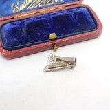 Sterling Silver Concert Harp Charm Pendant Vintage c1970