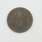 George III Copper Macclesfield Halfpenny Coin Token Antique 1789