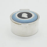 American Bicentennial Sterling Silver Wedgwood Washinton Box Vintage Sheffield