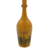Victorian Mauchline Ware 'Church of Holy Trinity' Bottle Form Thimble Holder