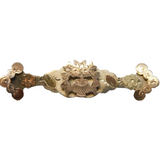 Edwardian Gold & Sterling Silver Floral Sweetheart Brooch Antique 1906 Bham
