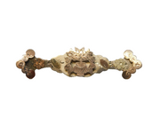Edwardian Gold & Sterling Silver Floral Sweetheart Brooch Antique 1906 Bham