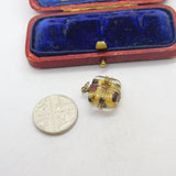 Sterling Silver Mysterious Abstract Charm Pendant Vintage c1970