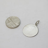 Sterling Silver St Christopher Charm Pendant Vintage c1970s