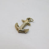 Sterling Silver Anchor Charm Pendant Vintage c1970
