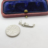Sterling Silver Venice Gondola Charm Pendant Vintage c1970