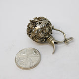 Sterling Silver Wine Jug Charm Pendant Vintage c1970