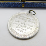 King George V & Queen Mary Silver Jubilee Medal Antique 1935 Royal