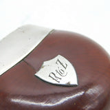 19th Century Australian Sterling Silver Mounted Nut Vesta Case Antique 1880s