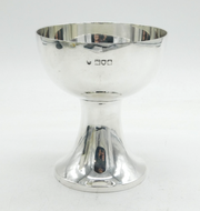Edwardian Sterling Silver Chalice Goblet Antique 1908 London