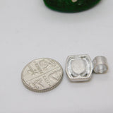 Sterling Silver Opal Drop Charm Pendant Vintage c1970