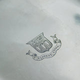 20th Century Sterling Silver Eton College Cigarette Case Antique 1919 Birmingham