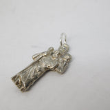 Sterling Silver St Christopher Charm Pendant Vintage c1970