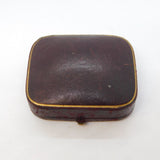 Victorian Tooled Leather Domed Jewellery Box Antique c1880s