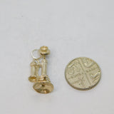 Sterling Silver Old-Fashioned Telephone Charm Pendant Vintage c1970