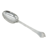 William & Mary Sterling Silver Trefid Spoon Antique 1689 London, Edward Hulse