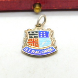 Sterling Silver & Enamel Ilfracombe Devon Shield Charm Pendant Vintage c1970