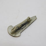 Dutch Sterling Silver 'Heeg' Sailing Souvenir Brooch Vintage c1970