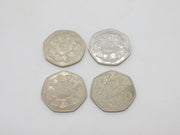 Collection of EEC New Decimal 50p Coins Vintage 1973