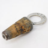 George III Silver Plated & Cork 'Gin' Bottle Stopper Antique c1800