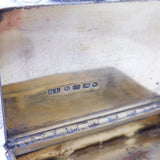 Victorian Sterling Silver Royal Perthshire Rifles Snuff Box Antique 1872