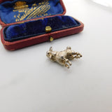 Sterling Silver Poodle Charm Pendant Vintage c1970