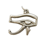 Sterling Silver Egyptian Eye Charm Pendant Vintage c1970s