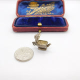 Sterling Silver Aladdin's Lamp Charm Pendant Vintage c1970