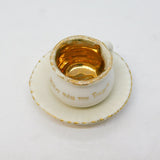 19th Century Miniature China 'After You My Dear' Souvenir Teacup Antique