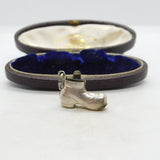 Sterling Silver Old Boot Charm Pendant Vintage c1970