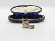 Sterling Silver Old Boot Charm Pendant Vintage c1970